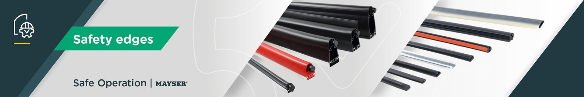 Safety edges for pinch point protection on machines, doors and automated guided systems